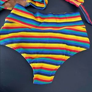 Montce Swim High Waist Brazilian (BOTTOM ONLY) - Small